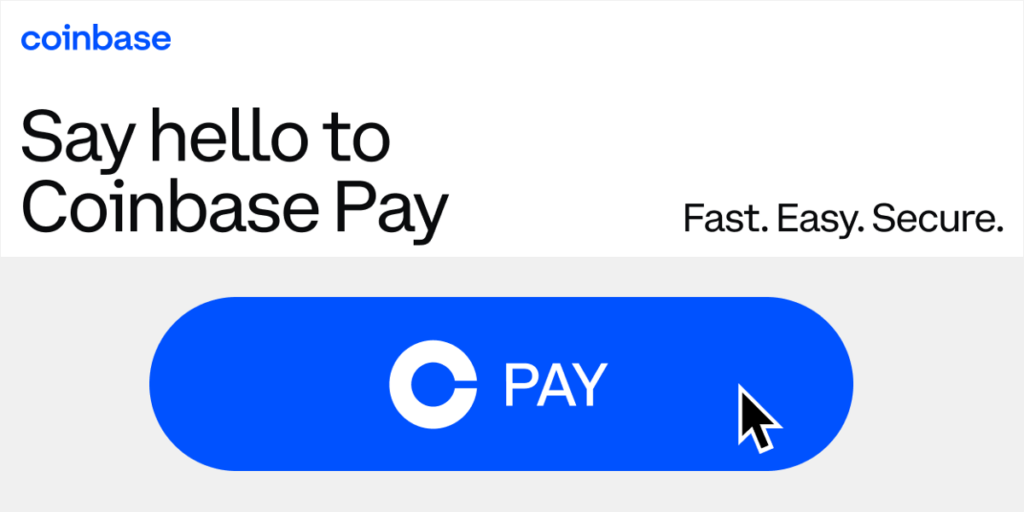 Coinbase Pay, le moyen le plus simple d’acheter ou de transférer des crypto-monnaies, est maintenant disponible pour les développeurs web3 | par Coinbase | Mai 2022